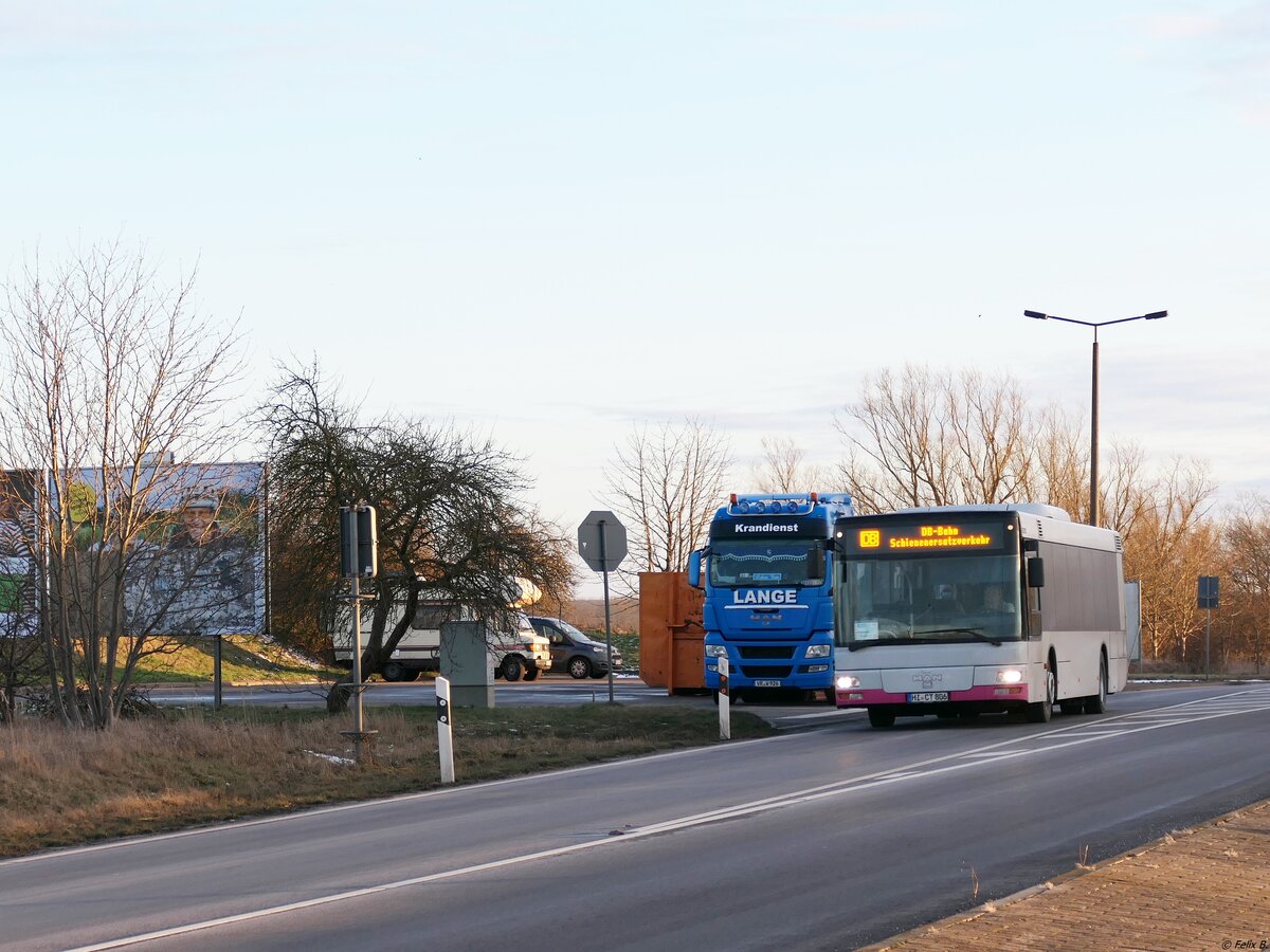 MAN Niederflurbus 2. Generation von City-Tours-Wenzel aus Deutschland (exex Regionalbus Hannover, ex Verkehrsgesellschaft Hameln-Pyrmont mbH) in Klatzow.
