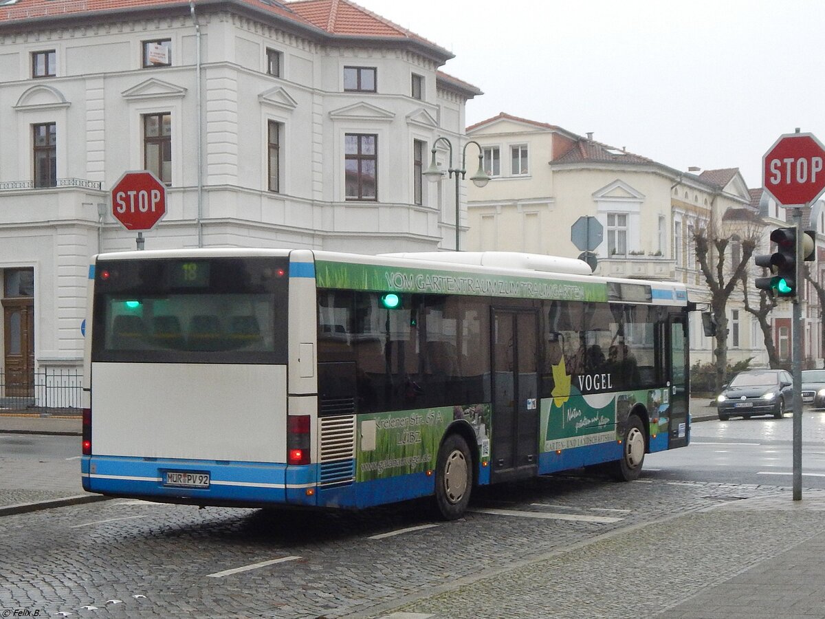 MAN Niederflurbus 2. Generation der MVVG in Neustrelitz.