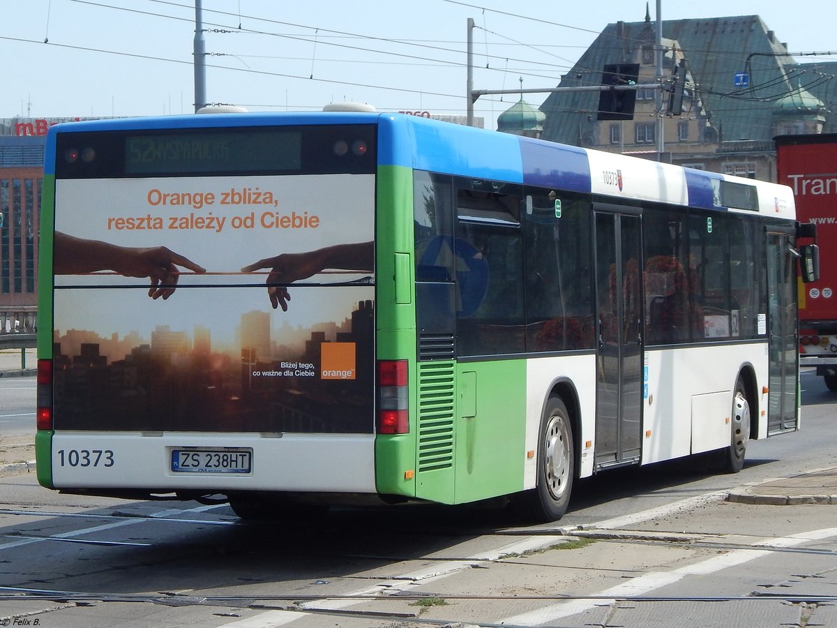 MAN Niederflurbus 2. Generation von PKS Szczecin aus Polen in Stettin.