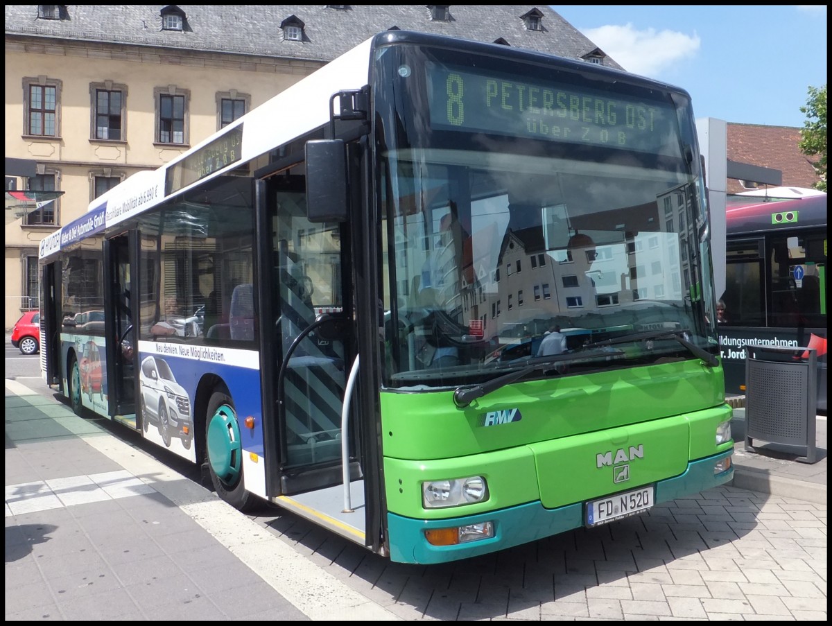 MAN Niederflurbus 2. Generation der WAG in Fulda.