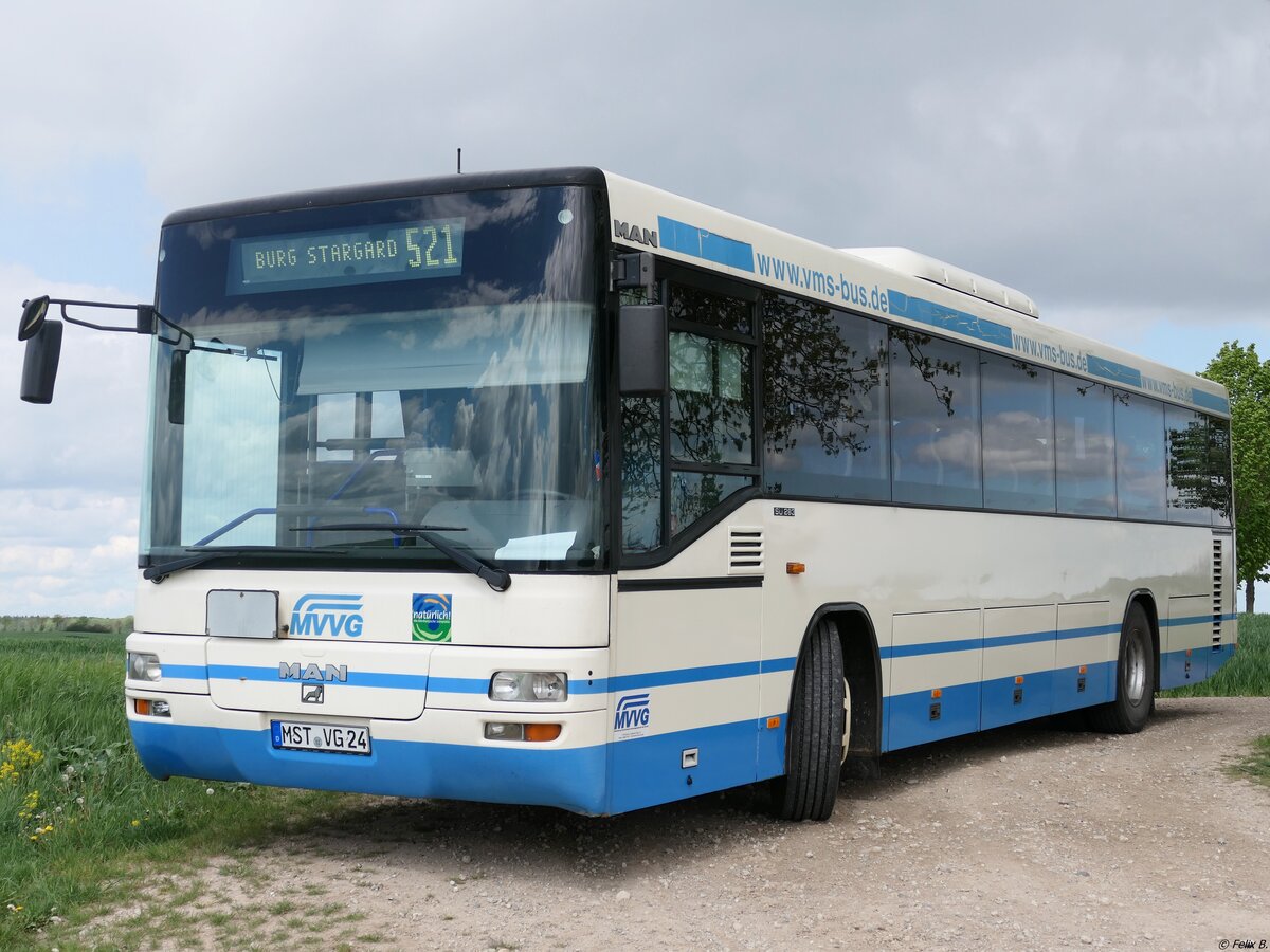 MAN SÜ 283 der MVVG bei Loitz.