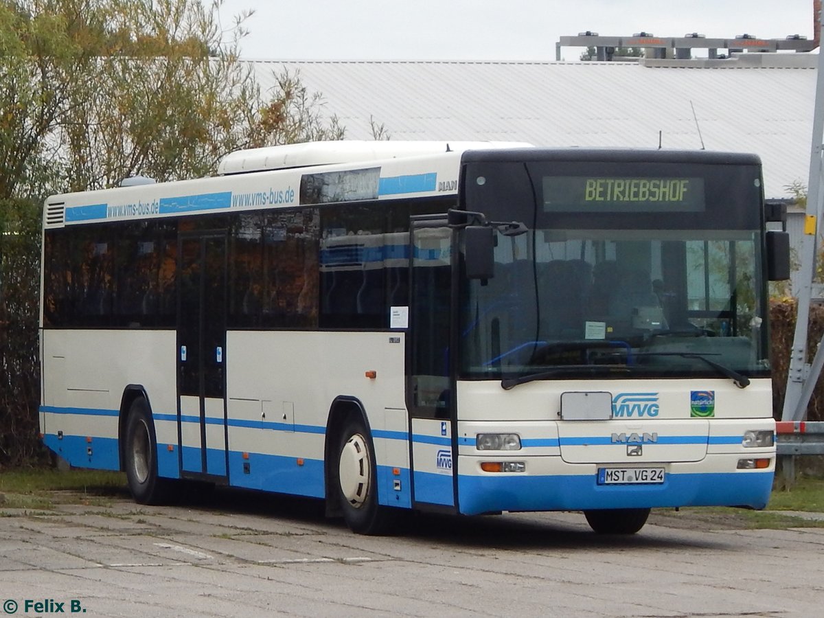 MAN SÜ 283 der MVVG in Neubrandenburg. 