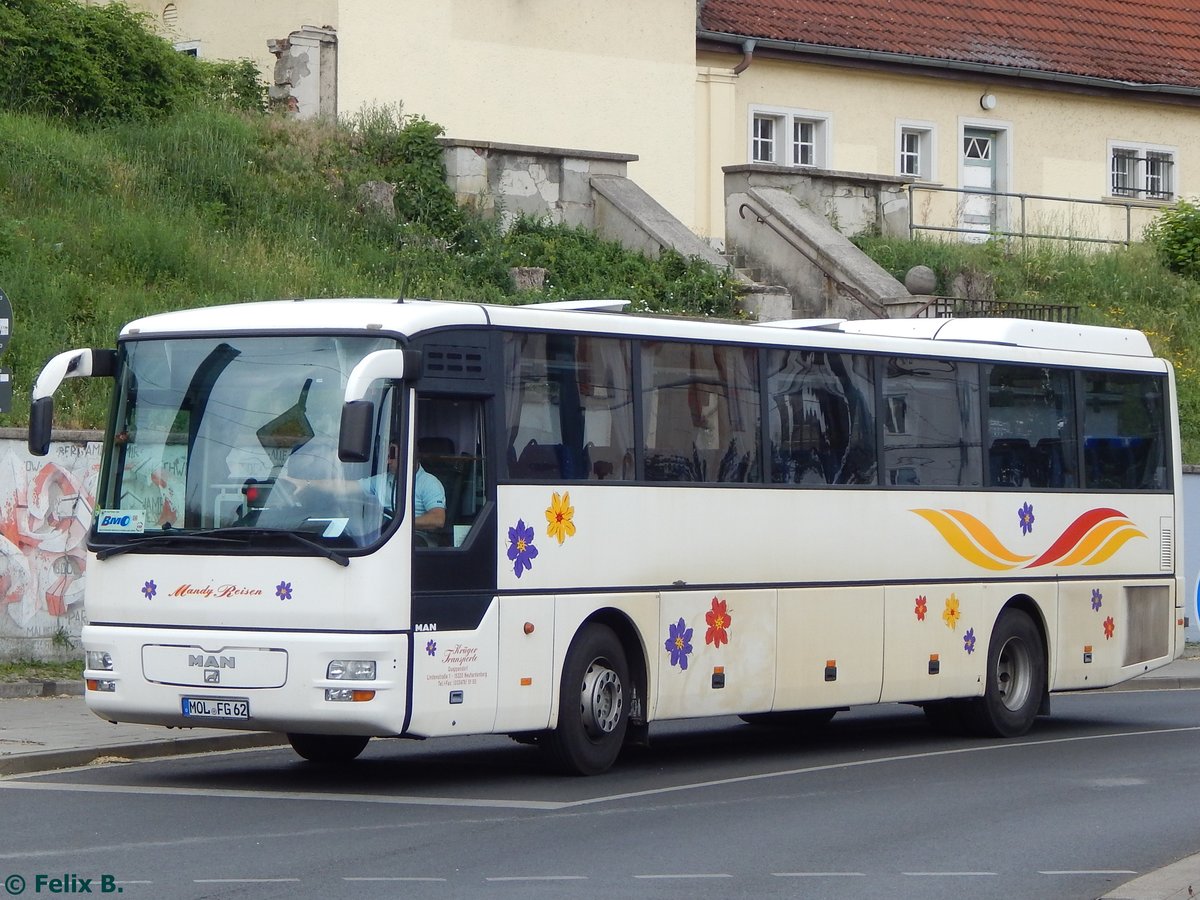 MAN ÜL 313 von Mandy Reisen aus Deutschland in Frankfurt.