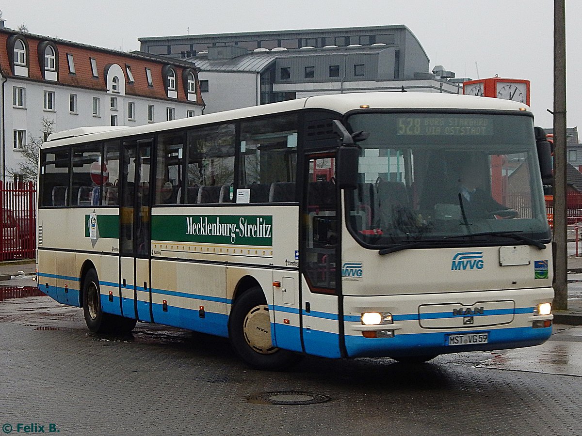 MAN ÜL 313 der MVVG in Neubrandenburg.