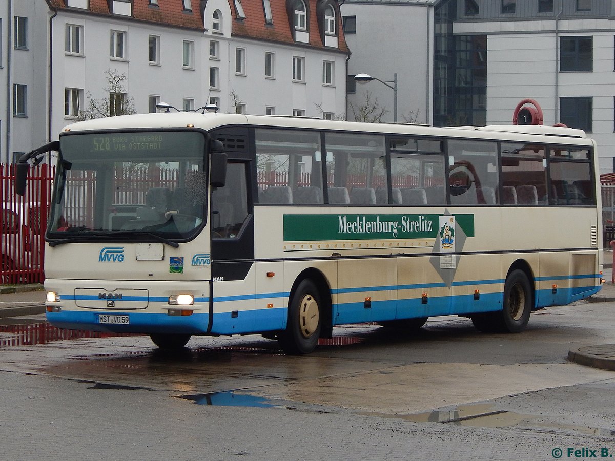 MAN ÜL 313 der MVVG in Neubrandenburg.