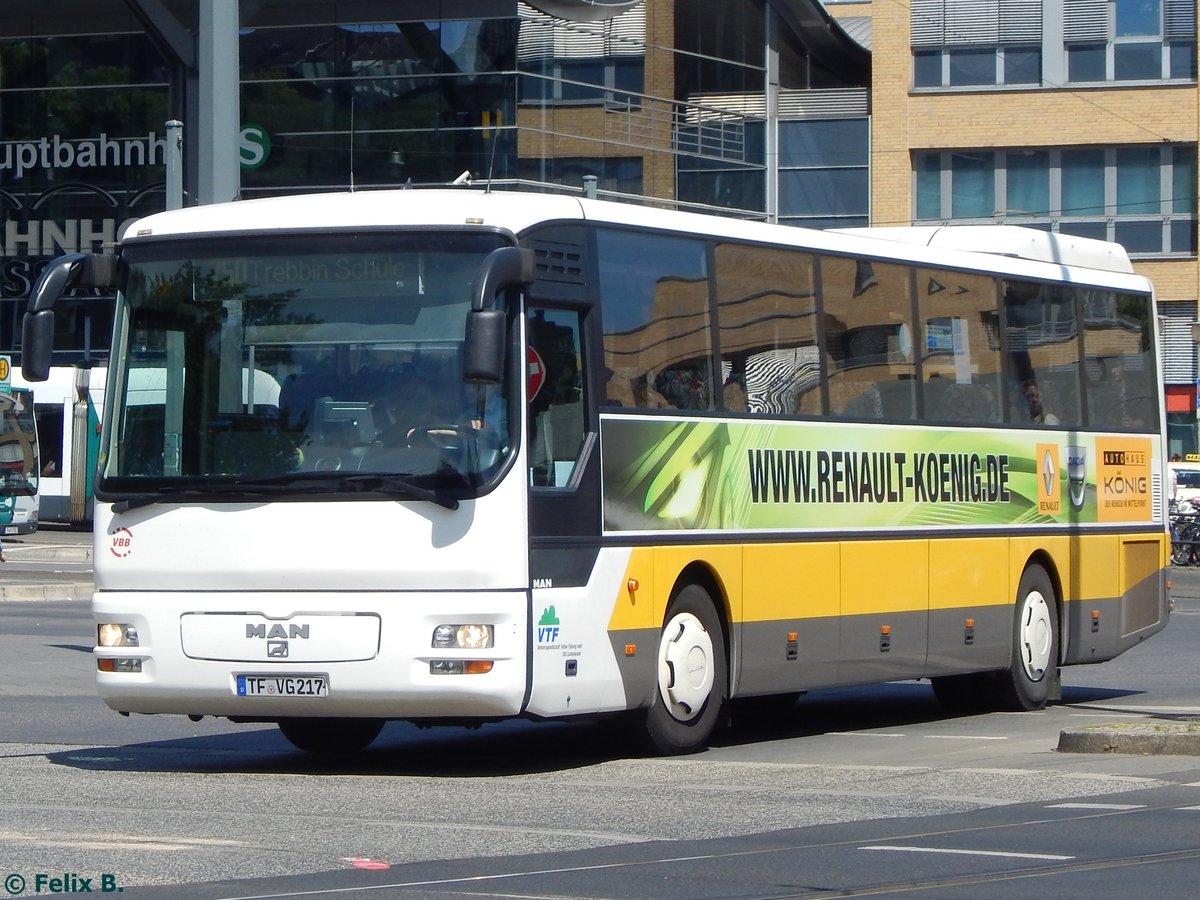 MAN ÜL 313 der Verkehrsgesellschaft Teltow-Fläming in Potsdam. 