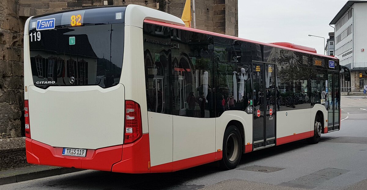 MB Citaro bedient die Linie 83 im Stadtgebiet von Trier