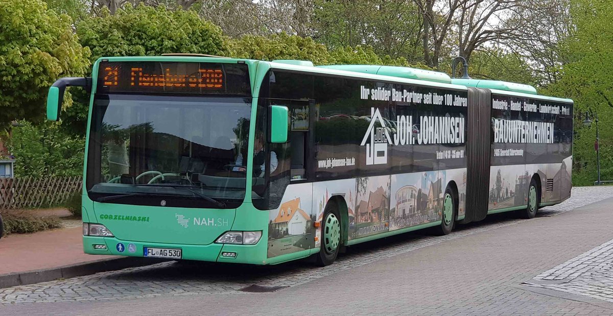 MB Citaro II von NAH.SH unterwegs in Flensburg im Mai 2019