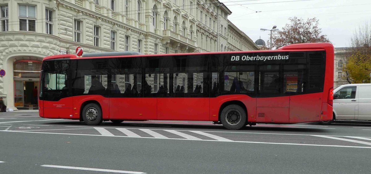 MB Citaro unterwegs zum HBF Salzburg im Dezember 2018