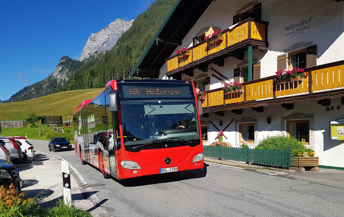 MB von RVO (556) unterwegs zum Hintersee bei Ramsau