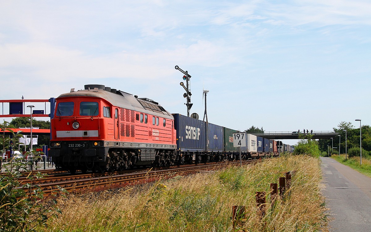 MBU 2014: DB 232 230-3 Niebüll 22.07.2014