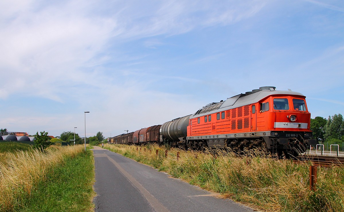 MBU 2014: DB 232 669-2 Niebüll 22.07.2014