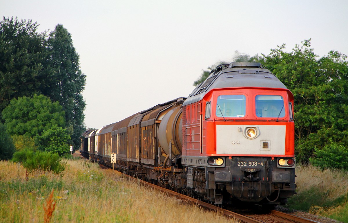 MBU 2014: DB 232 908-4 Jübek/Sollbrück 22.07.2014