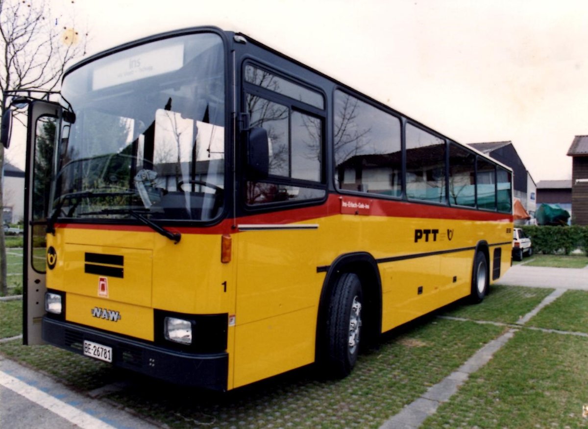 (MD247) - Aus dem Archiv: Binggeli, Erlach - Nr. 1/BE 26'781 - NAW/R&J um 1995