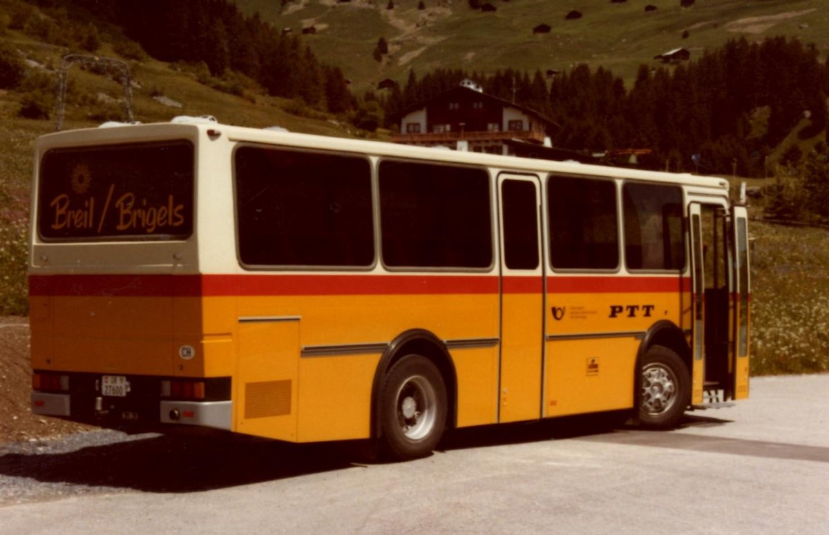 (MD298) - Aus dem Archiv: Bearth, Brigels - Nr. 3/GR 27'600 - Mercedes/Lauber im Juni 1985