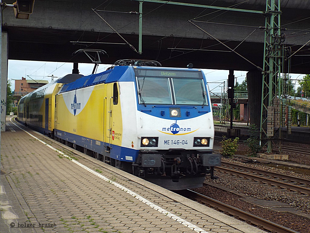 ME 146-04 ist am 21 08.13 mit den metonom nach uelzen abgefahren