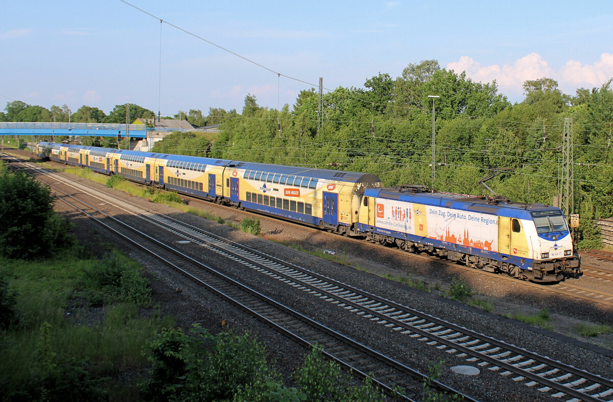 ME 146-17 macht sich auf den Weg nach Hamburg. Tostedt, 09.06.2021