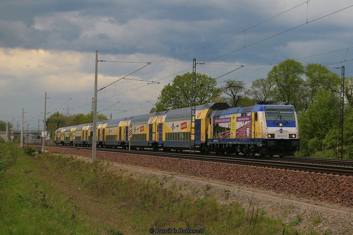 ME 146 541  Lneburger Heide  mit RE3 nach Hannover Hbf am 27.04.2019 in Winsen (Luhe)