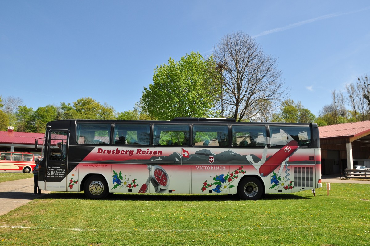 Mercedes Benz O 303 am 25.4.2015 in Wieselburg/Niedersterreich beim Oldtimertreffen der Fa.Kerschner gesehen.