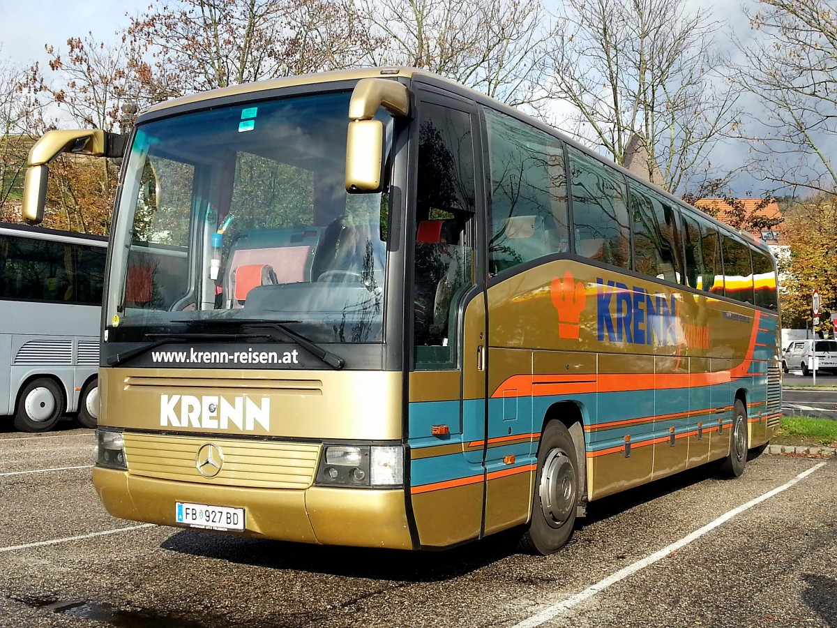 Mercedes Benz O 404 von Krenn Reisen aus sterreich am 21.10.2014 in Krems.