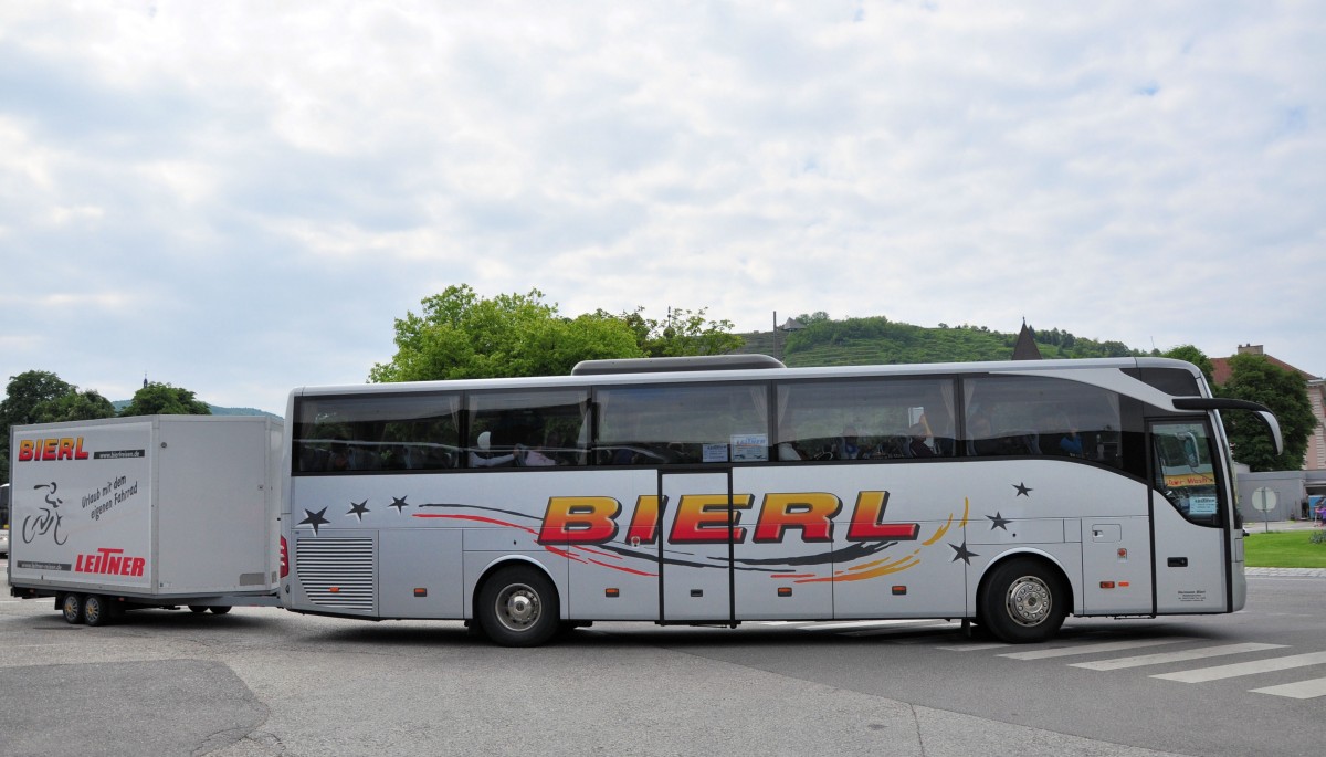 Mercedes Benz Tourismo von BIERL Hermann aus der BRD am 25.5.2013 in Krems.