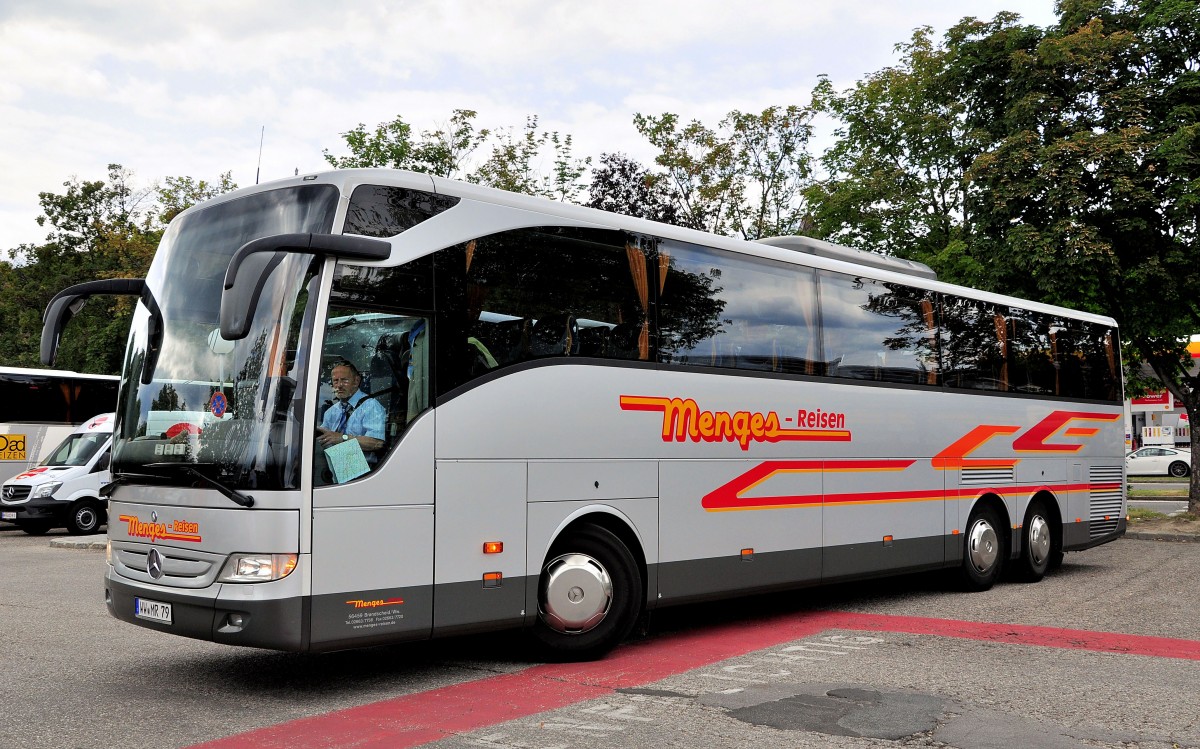 Mercedes Benz Tourismo von Menges Reisen aus Deutschland am 21.Juni 2014 in Krems.