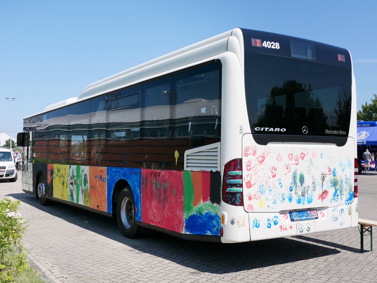 Mercedes Citaro Facelift LE der VVR (exex Zuklinbus, ex Brutscher Reisen _ OA-TK 129) in Stralsund.