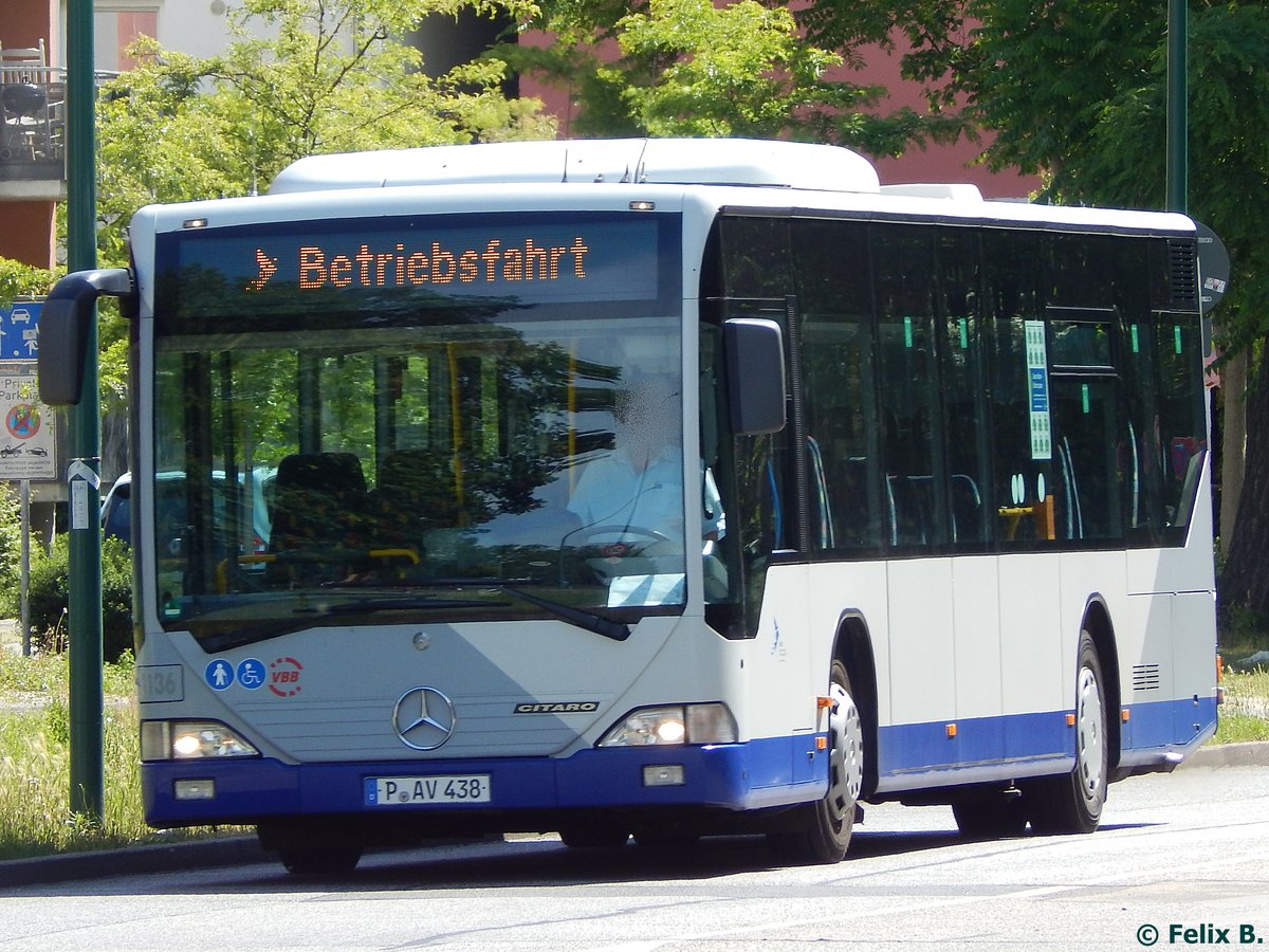 Mercedes Citaro I der Beelitzer Verkehrs- und Servicegesellschaft mbH in Potsdam.