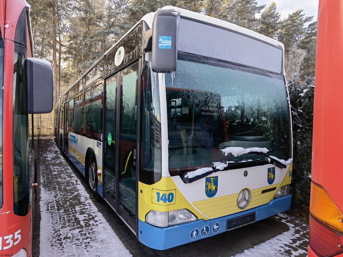 Mercedes Citaro I ex Nahverkehr Schwerin in Neustrelitz.