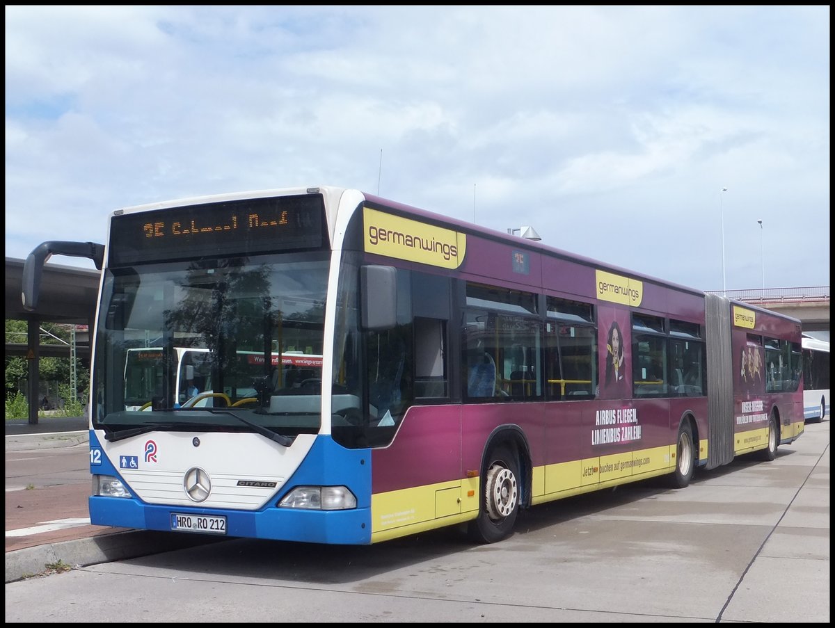 Mercedes Citaro I der Rostocker Straßenbahn AG in Rostock.