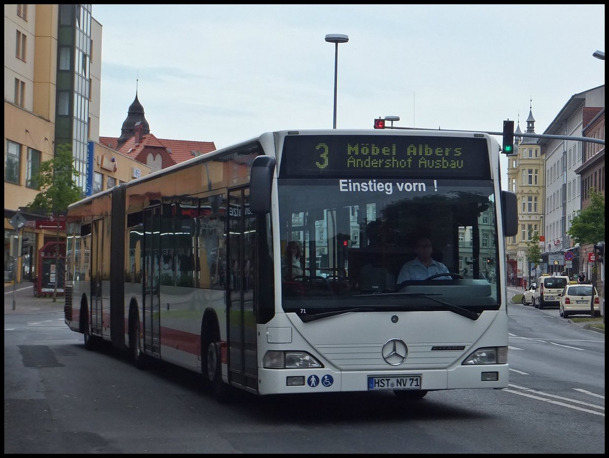 Mercedes Citaro I der Stadtwerke Stralsund in Stralsund.