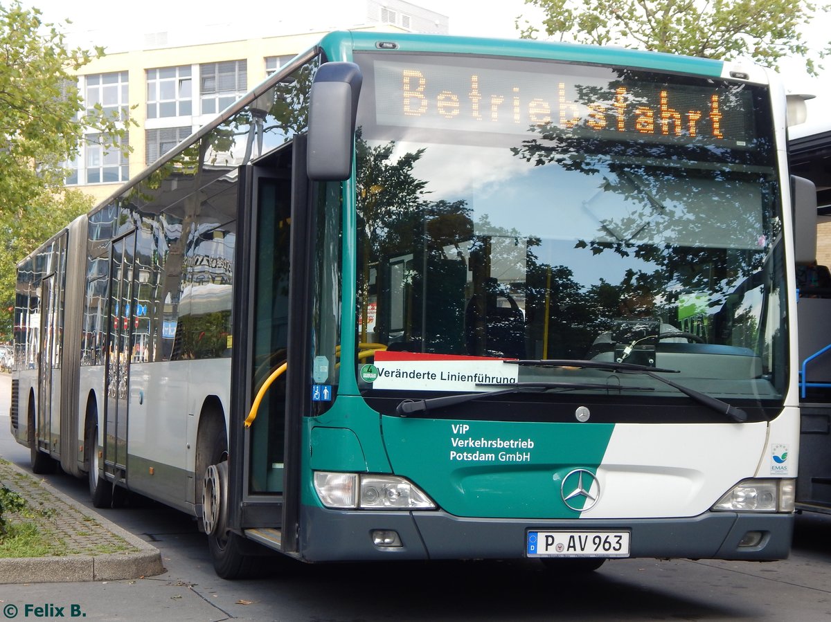 Mercedes Citaro I vom Verkehrsbetrieb Potsdam in Potsdam.