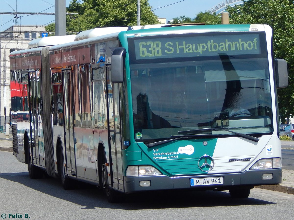 Mercedes Citaro I vom Verkehrsbetrieb Potsdam in Potsdam.