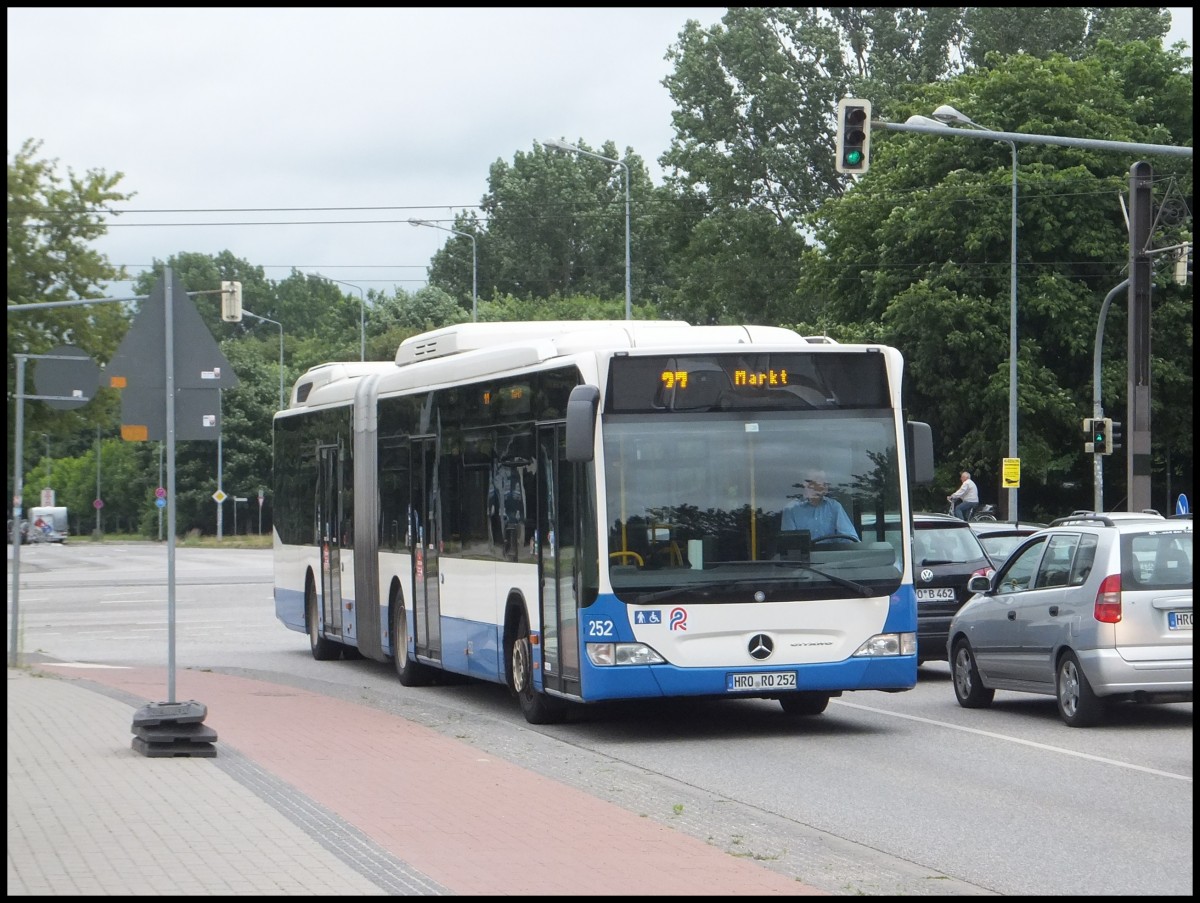 Mercedes Citaro II GDH der Rostocker Straenbahn AG in Rostock.