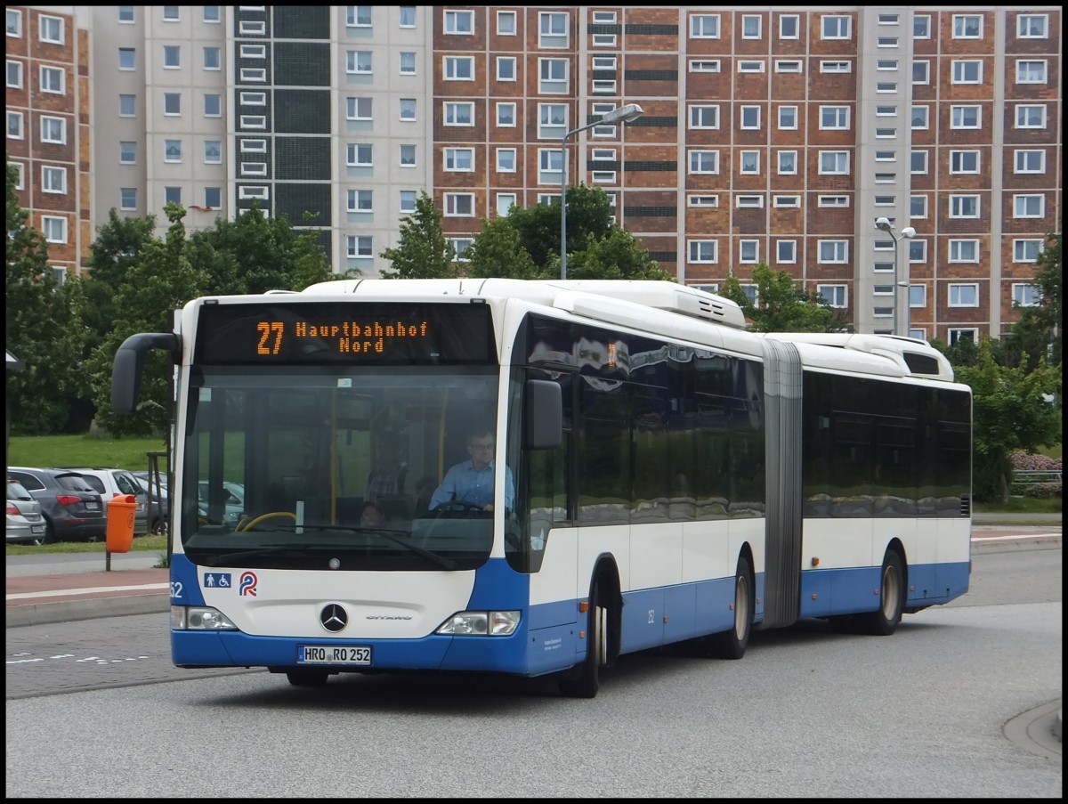 Mercedes Citaro II GDH der Rostocker Straenbahn AG in Rostock.