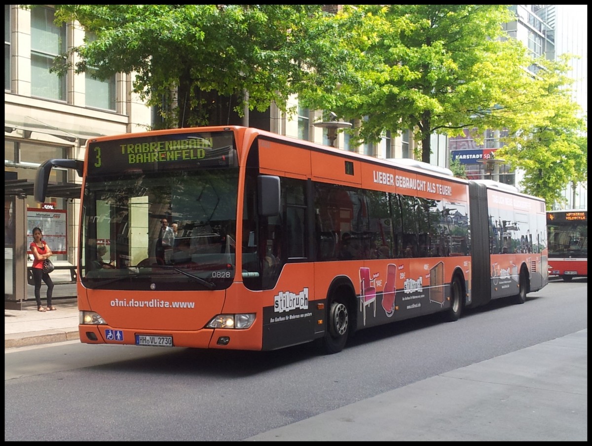 Mercedes Citaro II der Hamburger Hochbahn AG in Hamburg.