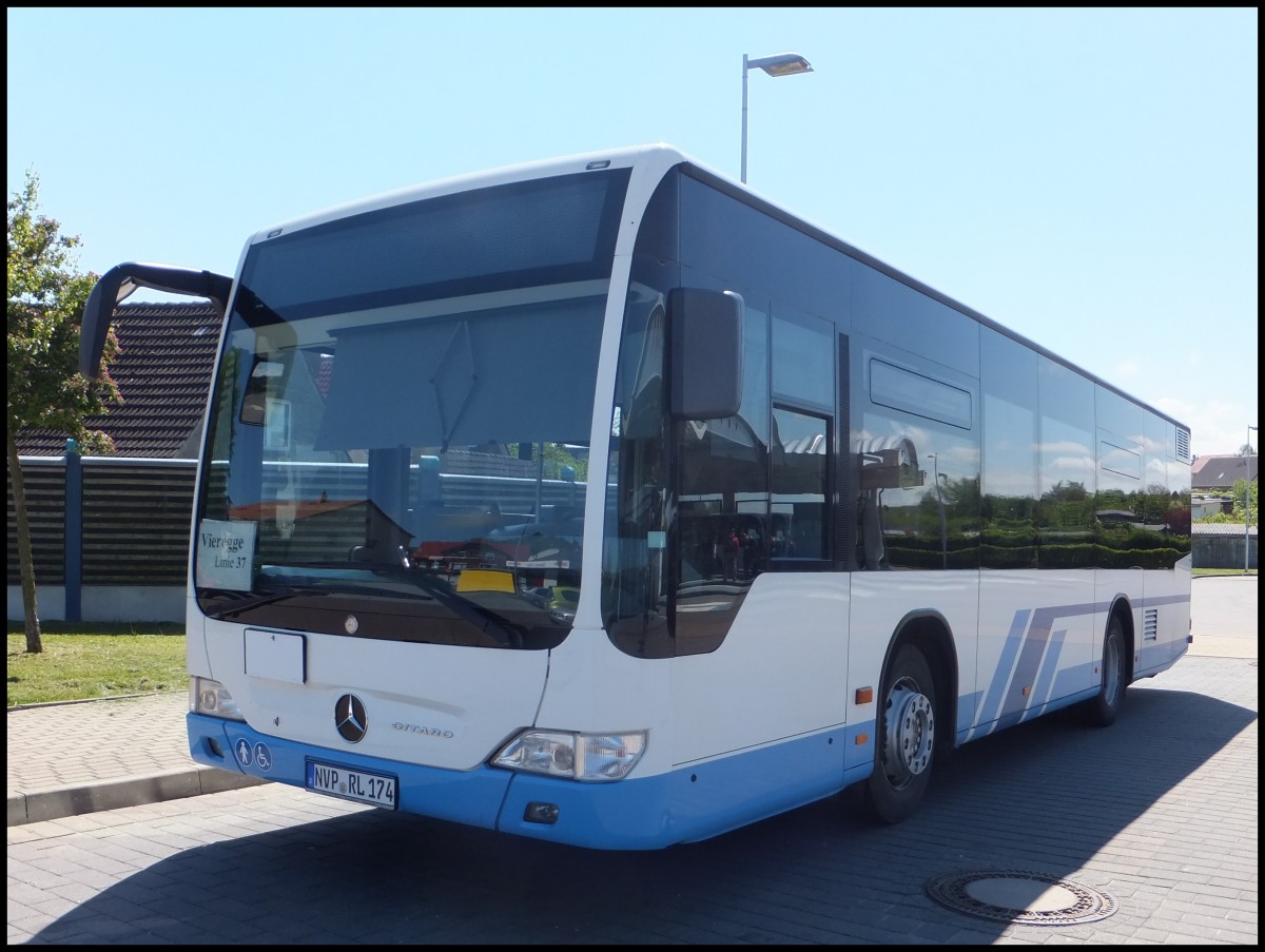 Mercedes Citaro II K der VVR (ex KVG Ribnitz) in Bergen.