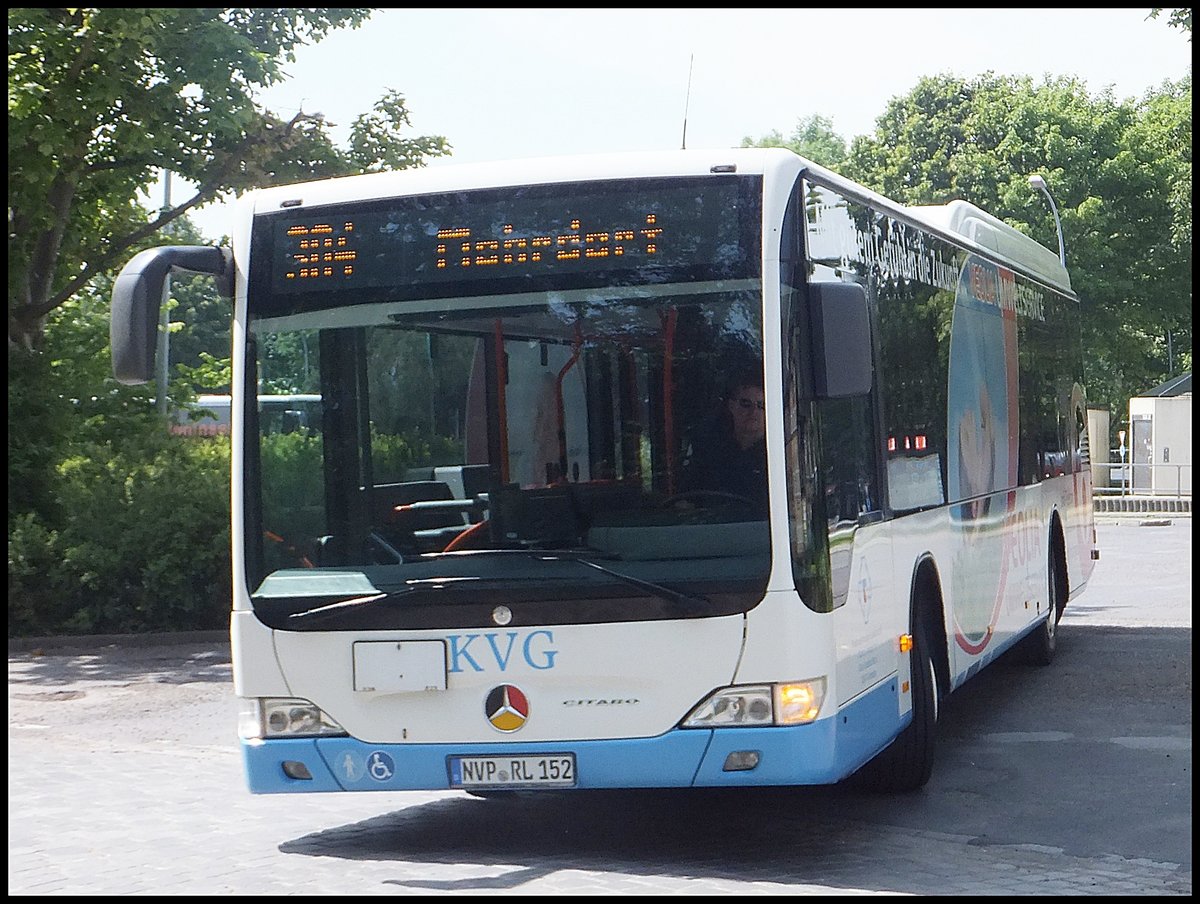 Mercedes Citaro II der Kraftverkehrsgesellschaft mbH Ribnitz-Damgarten in Stralsund.