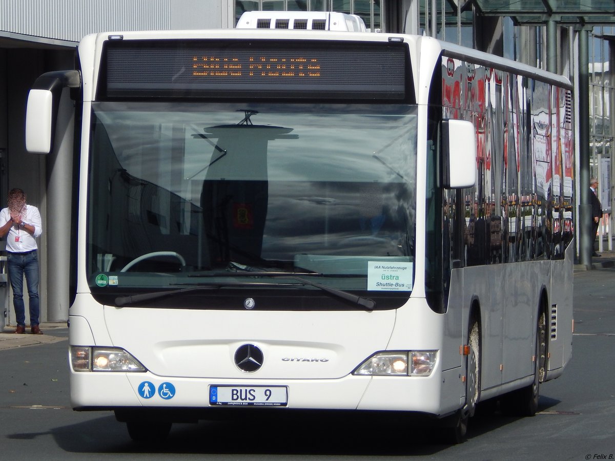 
Mercedes Citaro II von Langreder Reisen aus Deutschland in Hannover auf der IAA.