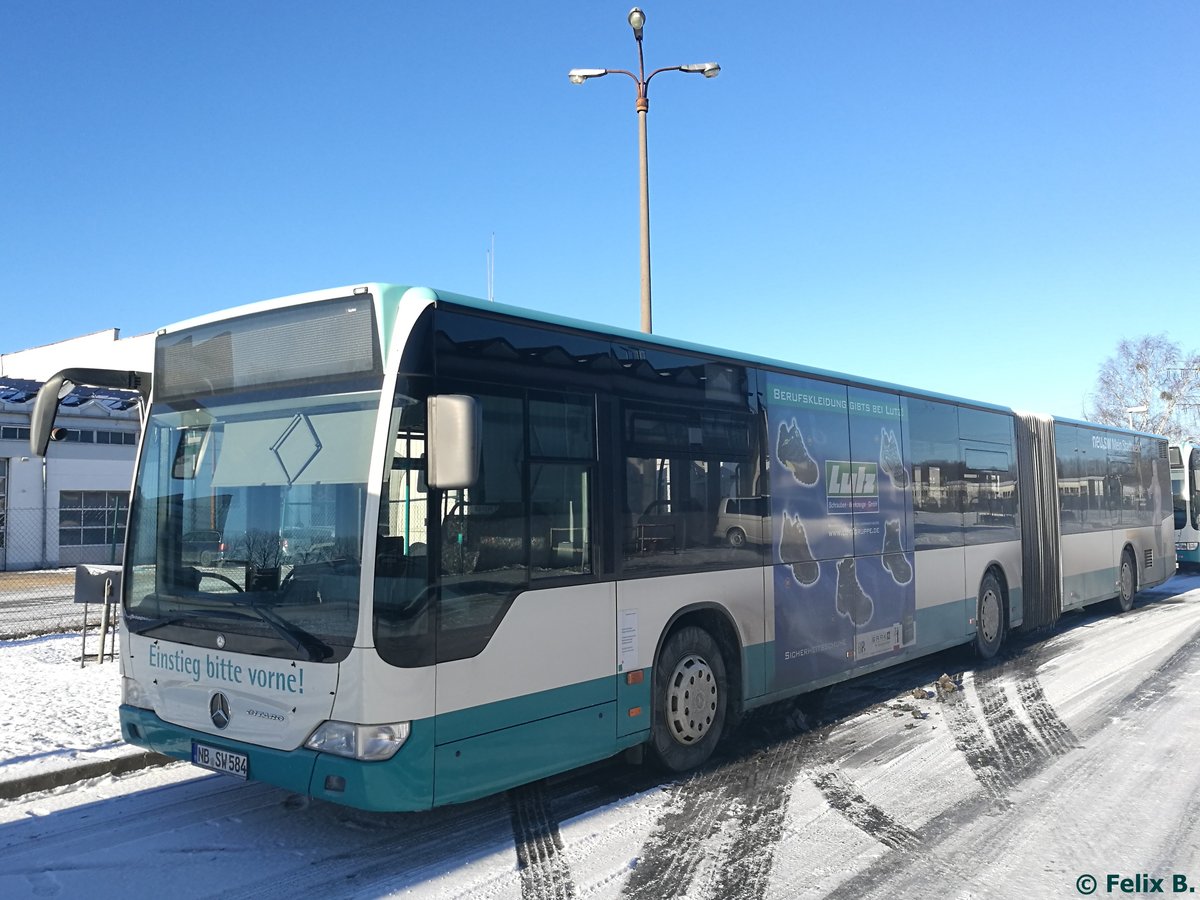 Mercedes Citaro II der Neubrandenburger Verkehrsbetriebe in Neubrandenburg.