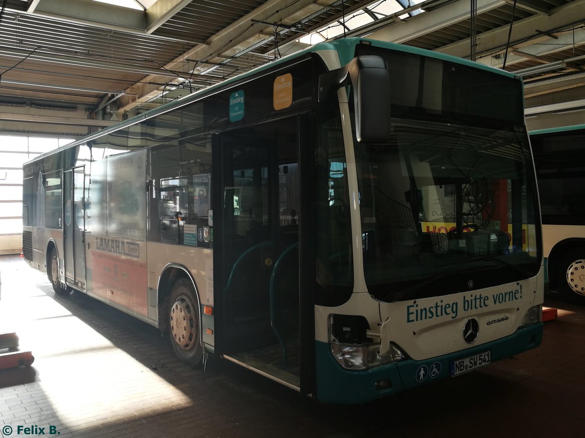 Mercedes Citaro II der Neubrandenburger Verkehrsbetriebe in Neubrandenburg.