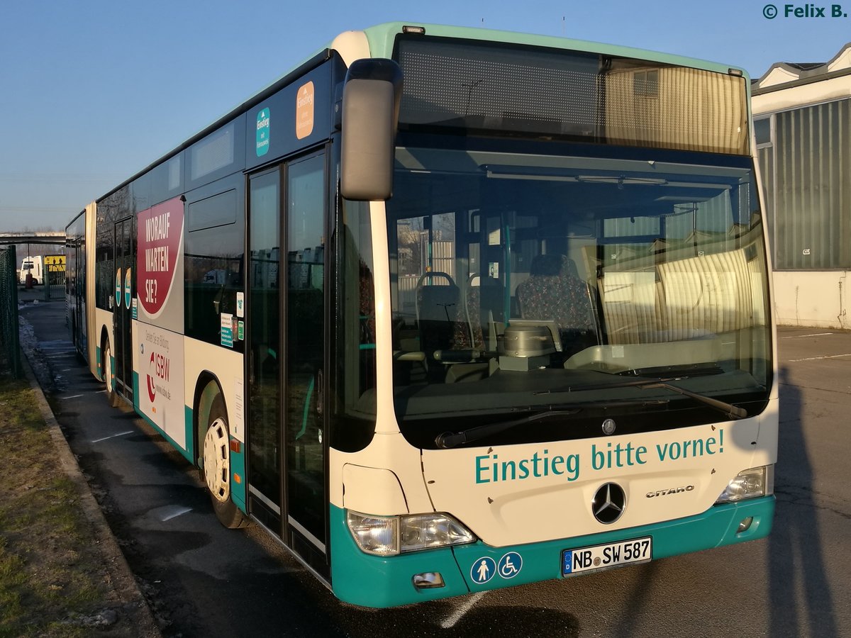 Mercedes Citaro II der Neubrandenburger Verkehrsbetriebe in Neubrandenburg.