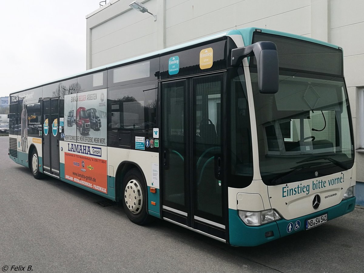 Mercedes Citaro II der Neubrandenburger Verkehrsbetriebe in Neubrandenburg.