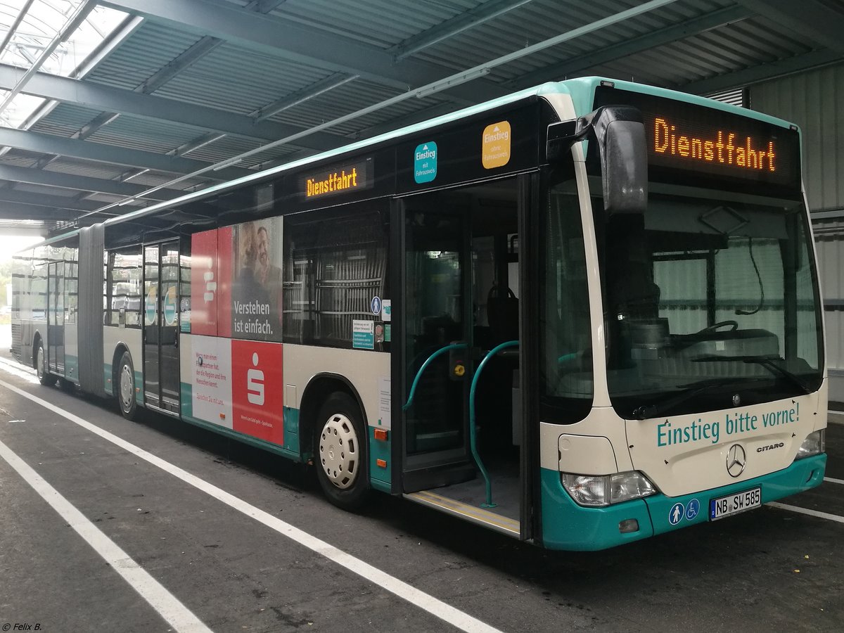 Mercedes Citaro II der Neubrandenburger Verkehrsbetriebe in Neubrandenburg.