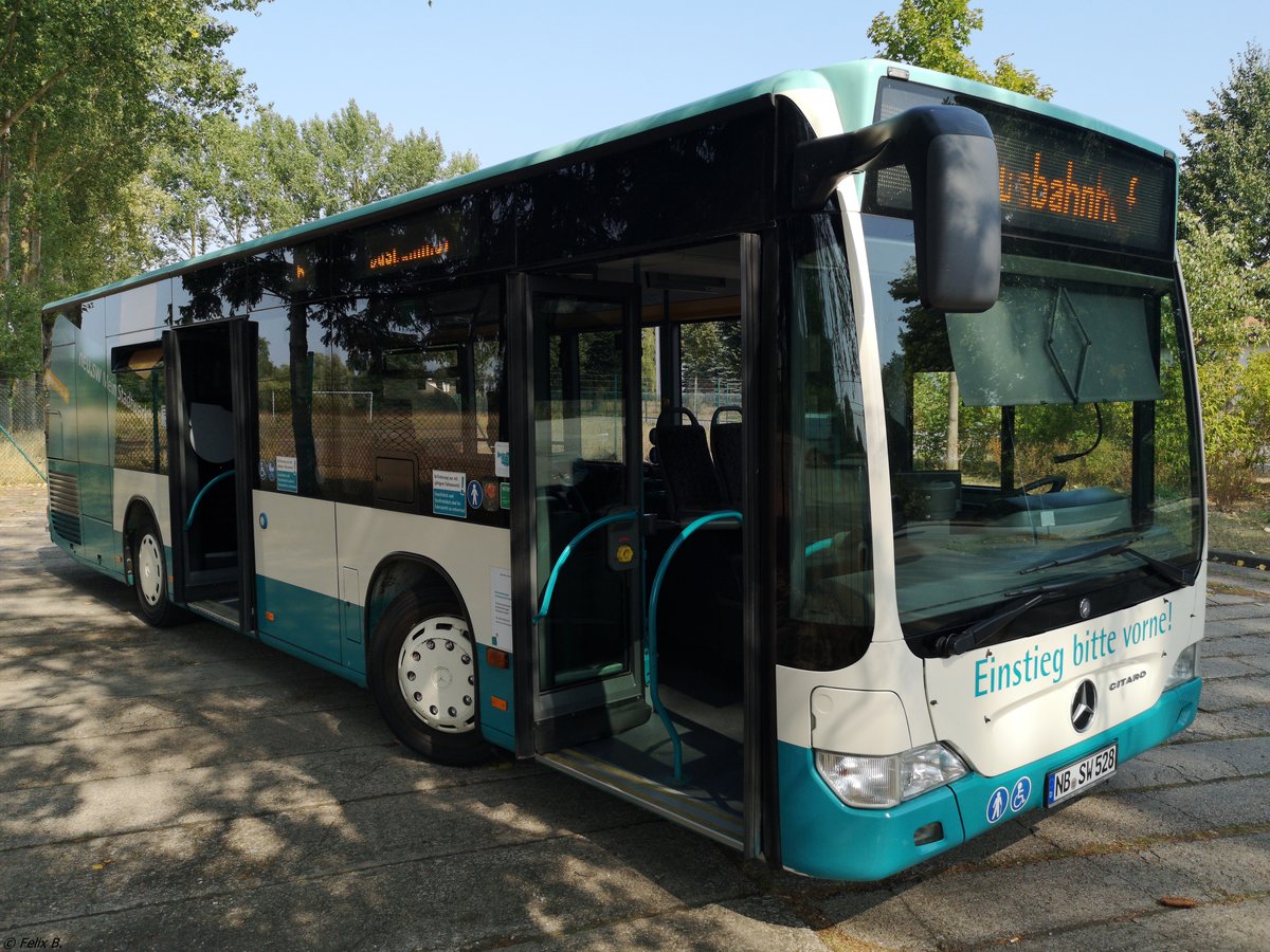 Mercedes Citaro II der Neubrandenburger Verkehrsbetriebe in Neubrandenburg.