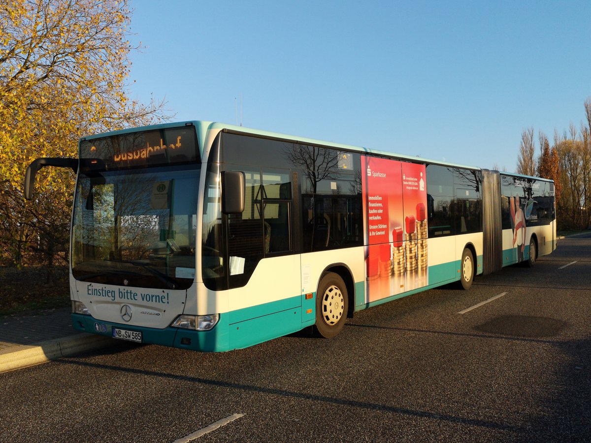 Mercedes Citaro II der Neubrandenburger Verkehrsbetriebe in Neubrandenburg.