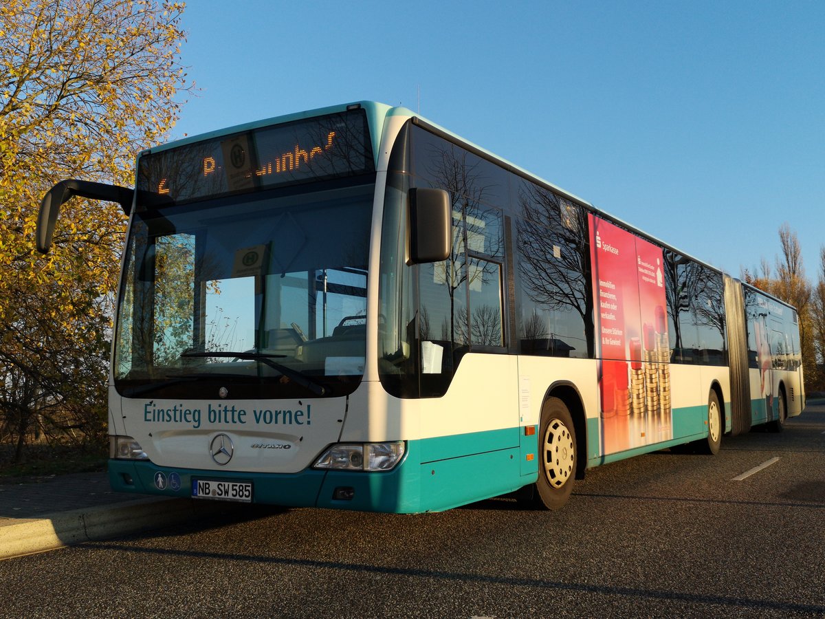 Mercedes Citaro II der Neubrandenburger Verkehrsbetriebe in Neubrandenburg.