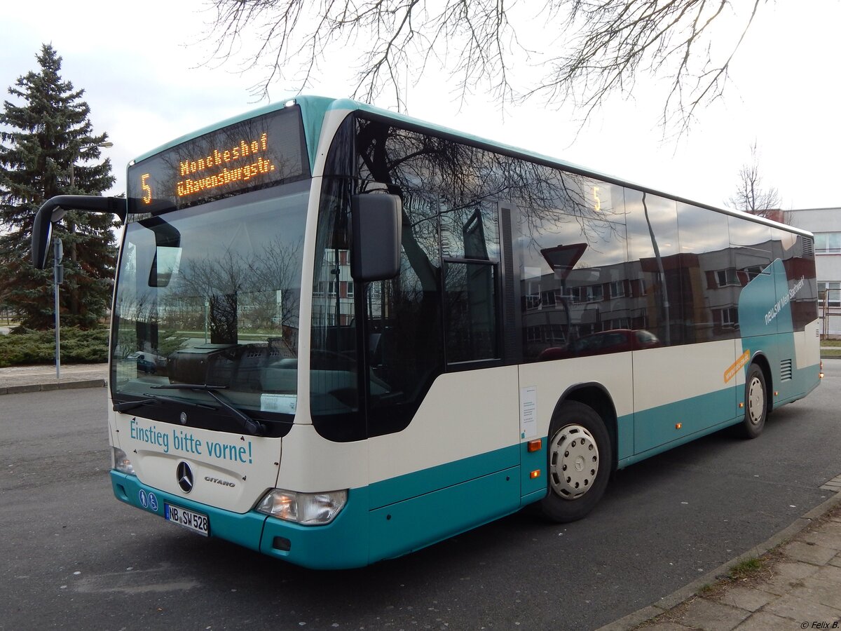 Mercedes Citaro II der Neubrandenburger Verkehrsbetriebe in Neubrandenburg. 