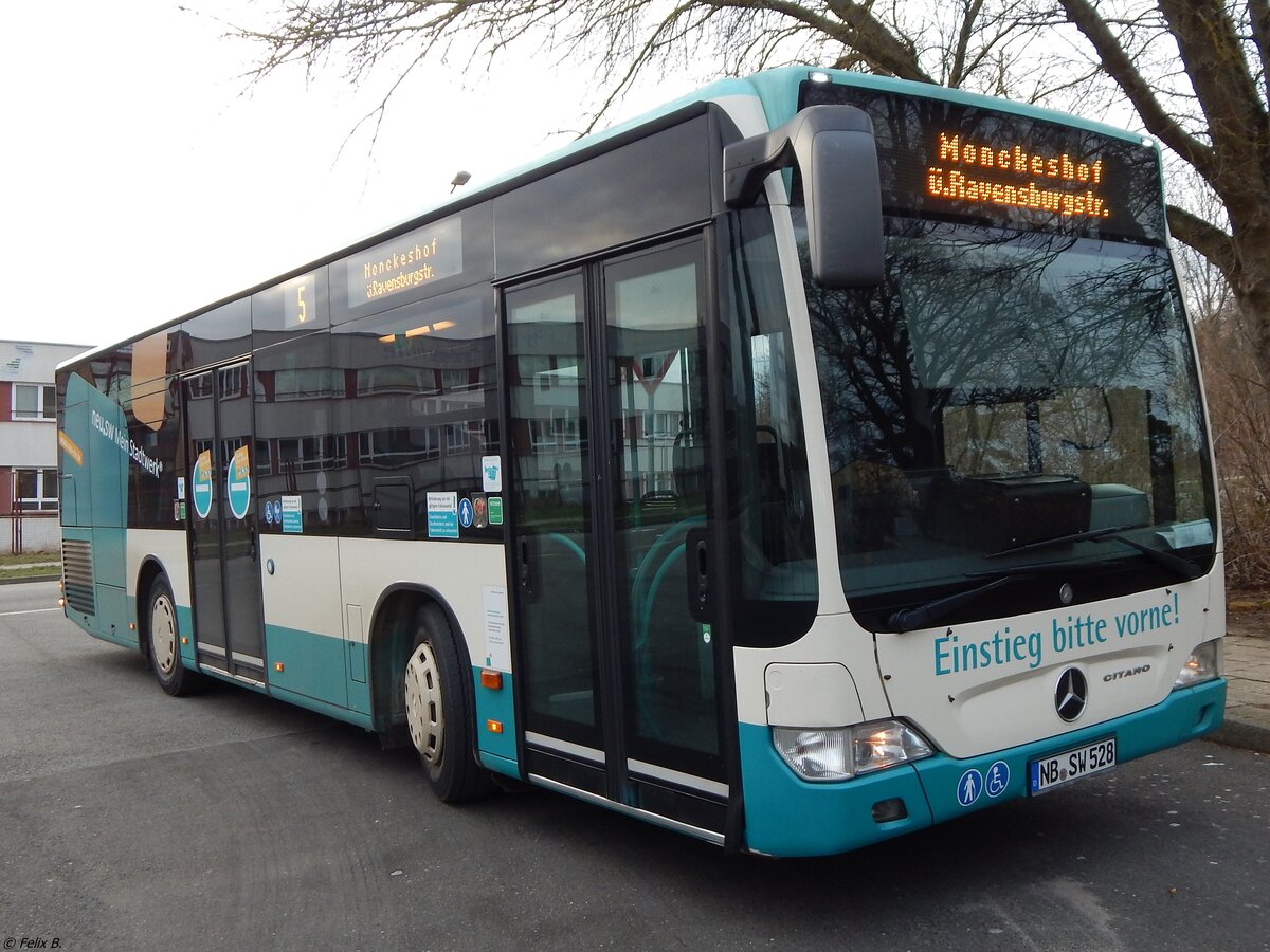 Mercedes Citaro II der Neubrandenburger Verkehrsbetriebe in Neubrandenburg. 