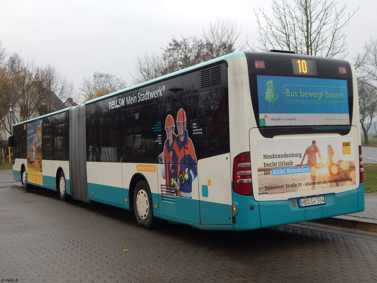 Mercedes Citaro II der Neubrandenburger Verkehrsbetriebe in Neubrandenburg.